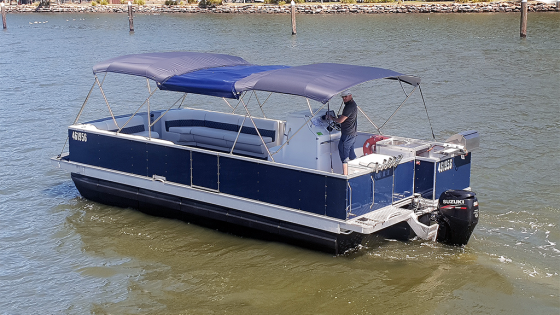 Bluey Pontoon Party Boat